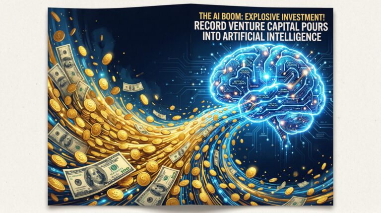 AI-investeringer Q1 2026 - rekord venturekapital til AI-startups