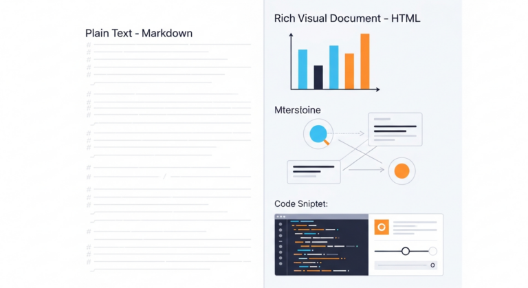 HTML slår markdown som AI-output: Hvorfor Anthropics Claude Code-team&hellip;